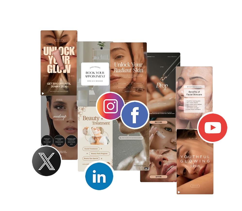 Social Media Management Service 3 Social Reel Creation Meta, Google