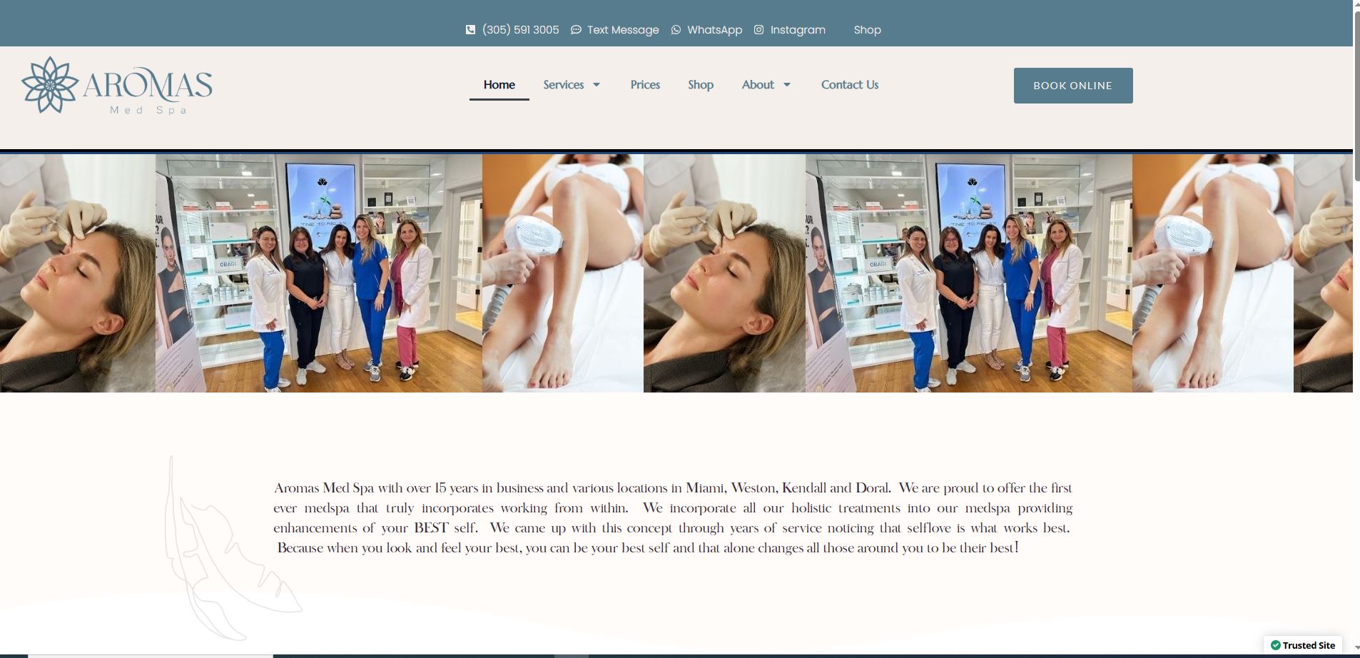 Paquete De Diseño Web Profesional Por Solo $29 Al Mes: ¡Una Oportunidad Única Para Pequeñas Empresas! 4 Derma Care Center Miami