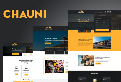Web Design For A Roofing Business: Best Templates From Creationwebs 1 Screenshot 2025 08 04 105129