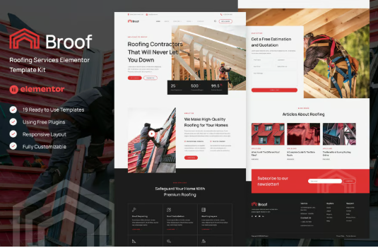 Web Design For A Roofing Business: Best Templates From Creationwebs 3 Screenshot 2025 08 04 105219