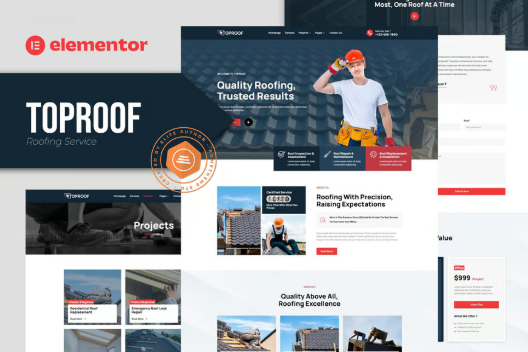 Web Design For A Roofing Business: Best Templates From Creationwebs 4 Screenshot 2025 08 04 105232