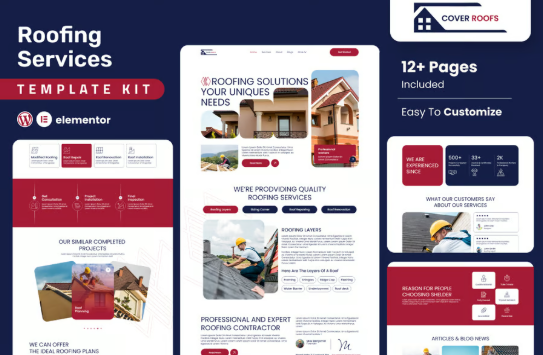 Web Design For A Roofing Business: Best Templates From Creationwebs 9 Screenshot 2025 08 04 105359