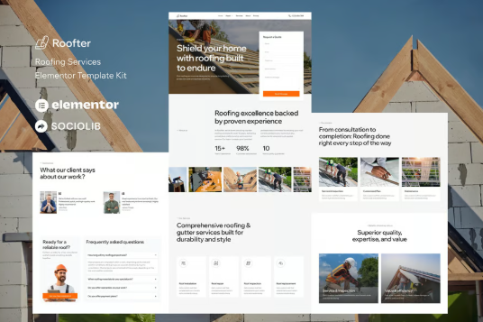Web Design For A Roofing Business: Best Templates From Creationwebs 10 Screenshot 2025 08 04 105416