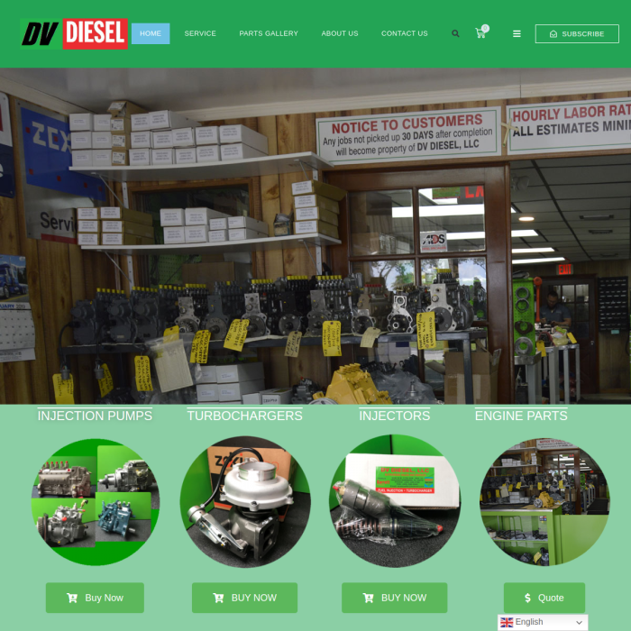 Dv Diesel Shop In Hialeah Florida