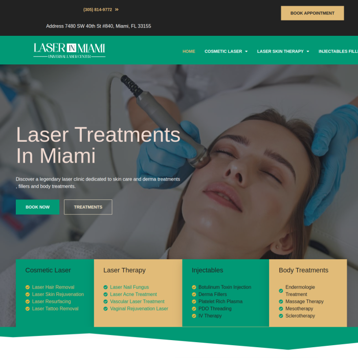 Portfolio Creationwebs : Laser Training In Miami