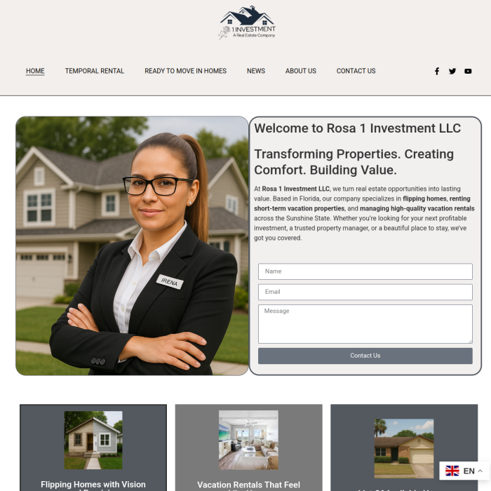 Rosa 1 Investment Llc