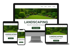 Landing Page For Service Companies 1 Landscaping Website Design For Landscaping Company