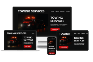 Landing Page For Service Companies 2 Website Design Landing Page For Towing Services Business