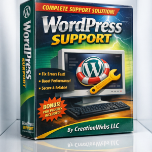 wordpress support by creationwebs